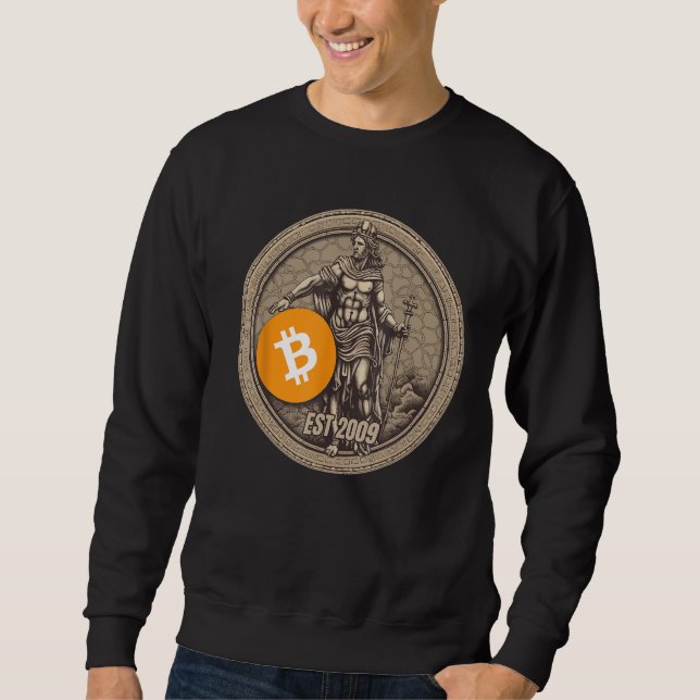 Moletom Bitcoin Cryptocurrency (Frente)