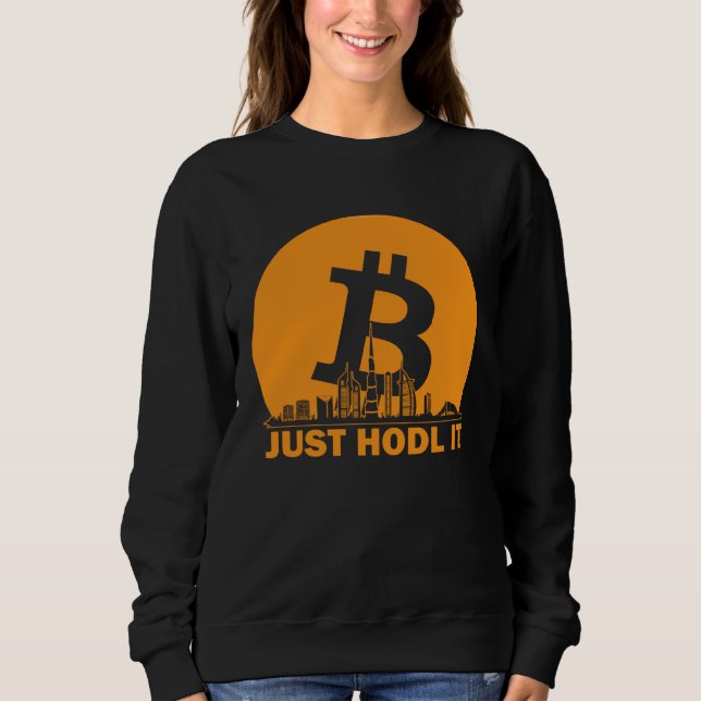Moletom Bitcoin Dubai Skyline  Dubai Bitcoin Maximalist (Frente)
