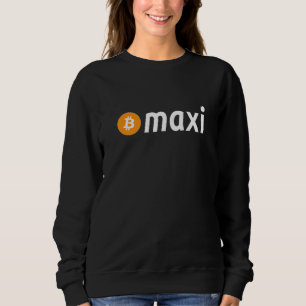 Moletom Bitcoin Maxi BTC Maxi Roupas Bitcoin Cripto
