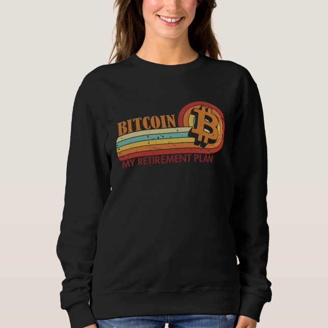 Moletom Bitcoin Meu Plano de Aposentadoria Blockchains Cry (Frente)
