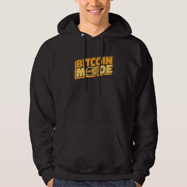 Moletom Bitcoin Mode On Blockchain Crypto Currency Bitcoin (Frente)