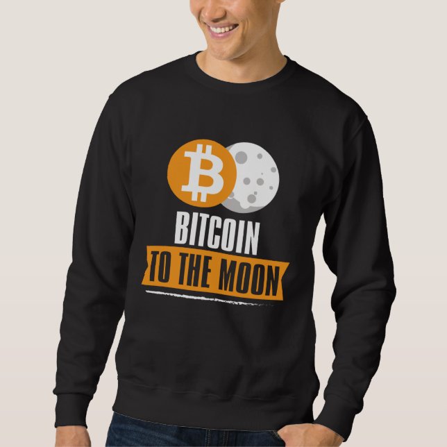 Moletom Bitcoin to the Moon  BTC (Frente)