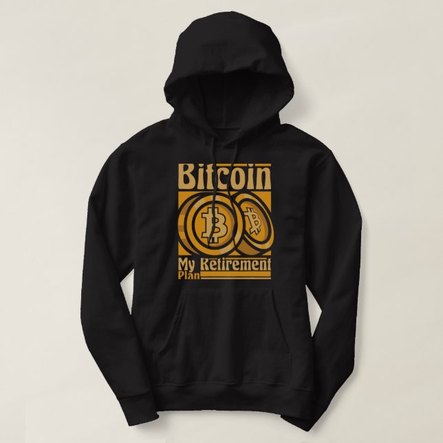 Moletom Bitmoney Meu Plano De Reforma Bloqueia Cripto Bitc (Frente do Design)