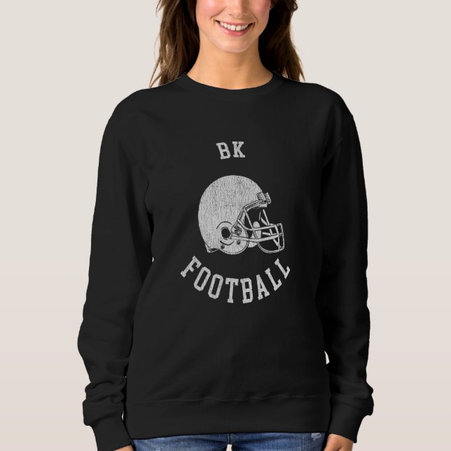 Moletom Bk Football Throwback Helmet Retro Distrital (Frente)