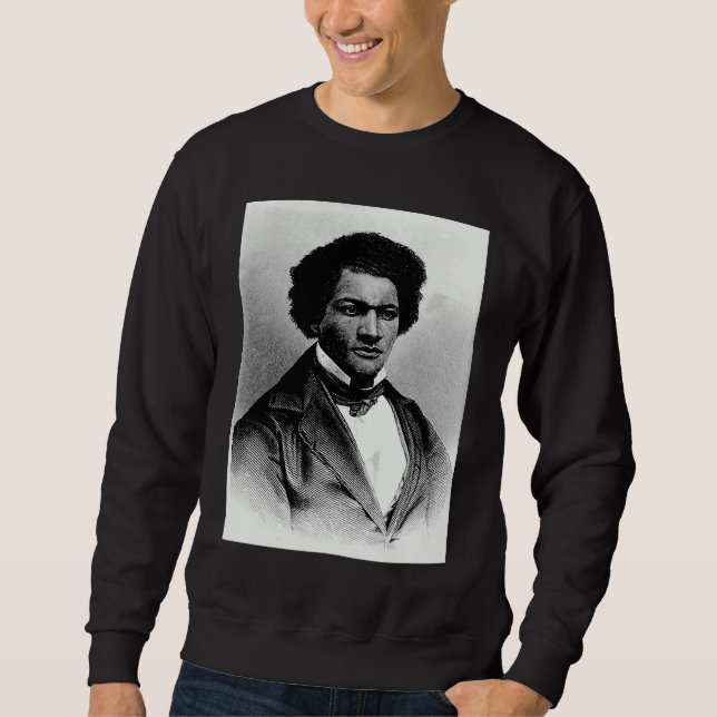 Moletom Black American History Frederick Douglass Black Hi (Frente)