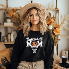Moletom Black Basketball Mom Sweatshirt