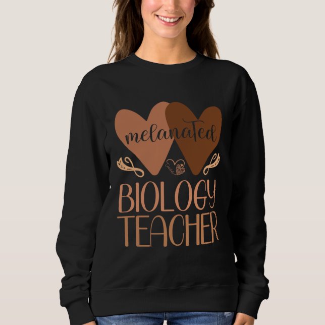 Moletom Black Biology Teacher Black History Women African  (Frente)