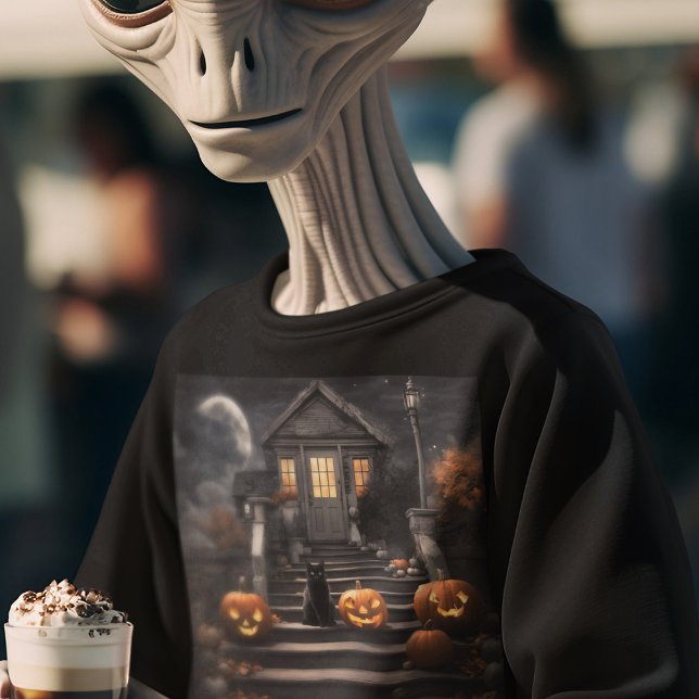 Moletom Black Cat e Jack O'Lanternas (Criador carregado)