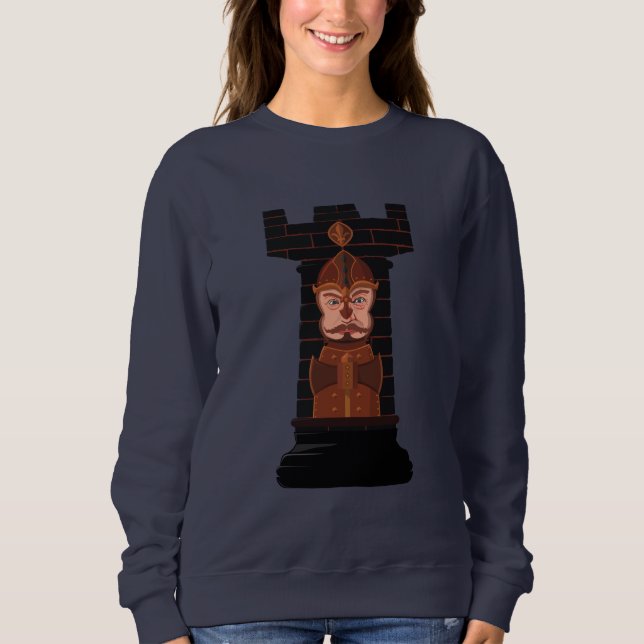 Moletom Black Chess Rook (Frente)