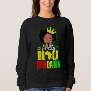Moletom Black Educated Black Queen Black Histo