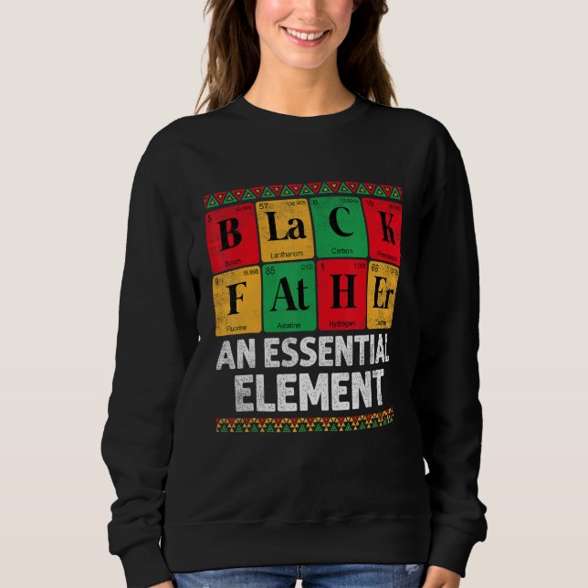 Moletom Black Father The Essential Element Father s Day  D (Frente)