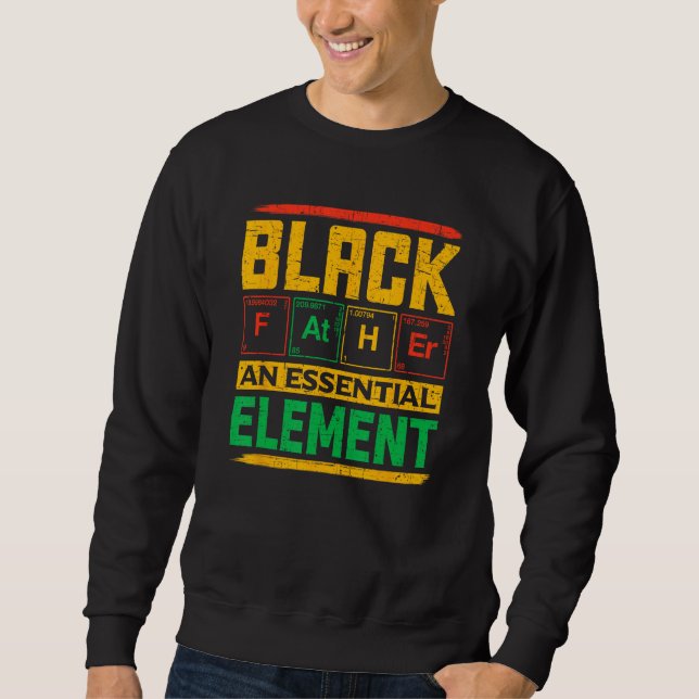 Moletom Black Father The Essential Element Father's Day Bl (Frente)