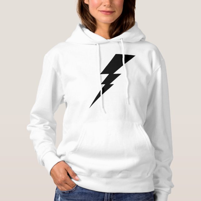 Moletom Black Flash Lightning Bolt Women's (Frente)