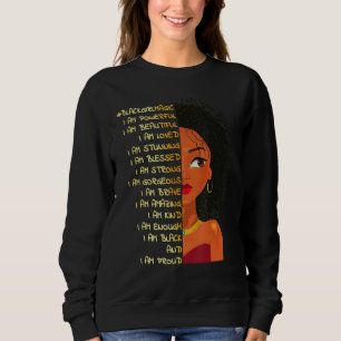 Moletom Black Girl Magic Melanin Queen Africa American Bla
