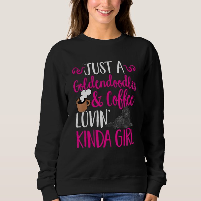 Moletom Black Goldendoodle Coffee Dood Doodle Mom (Frente)