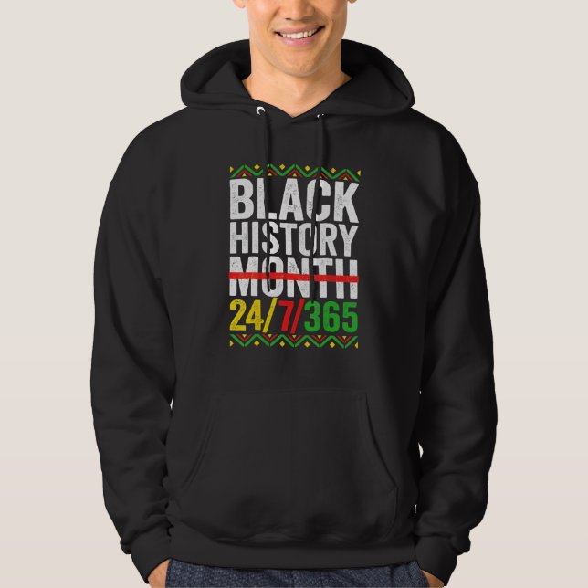 Moletom Black History Month 247365 African American Melani (Frente)