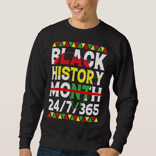 Moletom Black History Month 247365 African American Melani (Frente)