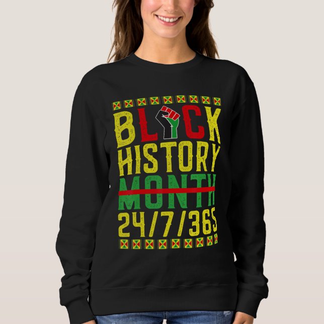 Moletom Black History Month 247365 African American Melani (Frente)