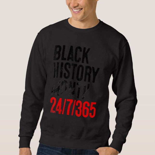 Moletom Black History Month 247365 Gift Pride African Amer (Frente)