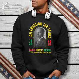 Moletom BLACK HISTORY MONTH Celebrating 100 Years BHM
