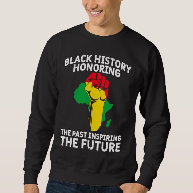 Moletom Black History Month USA History America African  1 (Frente)