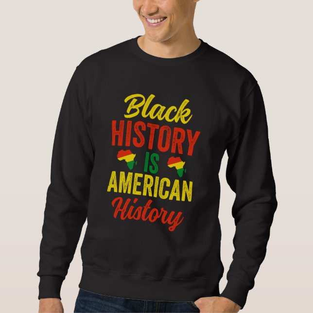 Moletom Black History Month women African American Tees Me (Frente)