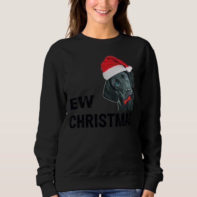 Moletom Black Labrador Retriever Dog Christmas (Frente)