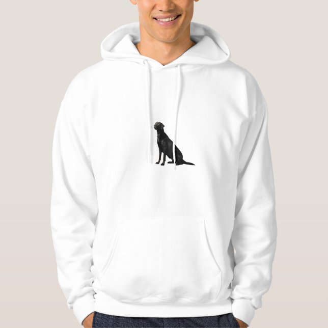 Moletom Black Labrador Retriever Elegant Breed Hoodie (Frente)