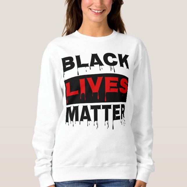 Moletom 👊 Black Lives Matter-Inspirational Cote De Cotaçã (Frente)