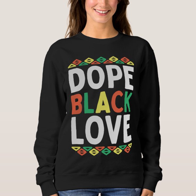 Moletom Black Love African American Black History Month Pr (Frente)