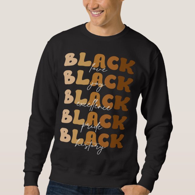 Moletom Black Melanin  Melanin Afro Womens Black History M (Frente)