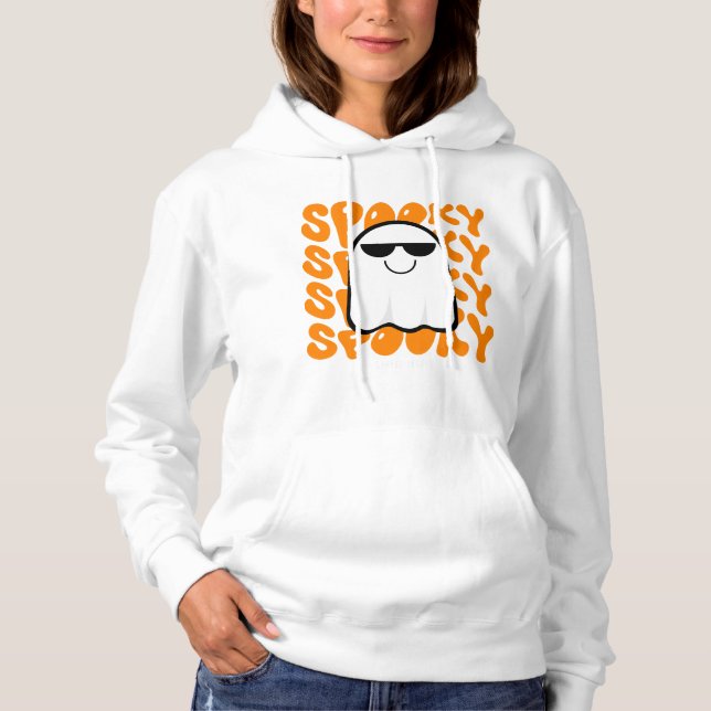 Moletom Black Orange Spooky Halloween (Frente)