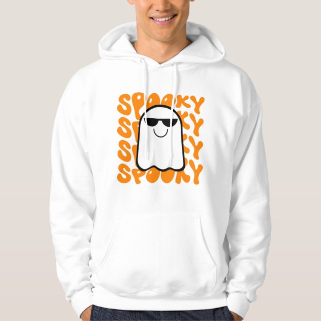 Moletom Black Orange Spooky Halloween (Frente)