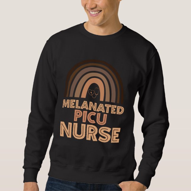 Moletom Black Peds Intensive Care Unit Nurse Week Melanate (Frente)