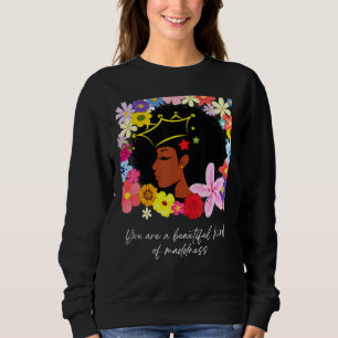 Moletom Black Power Girl Magic Afro Queen Black Pride Flux