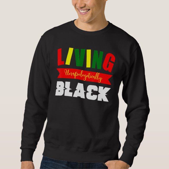 Moletom Black Prid African American Power Black Pow (Frente)