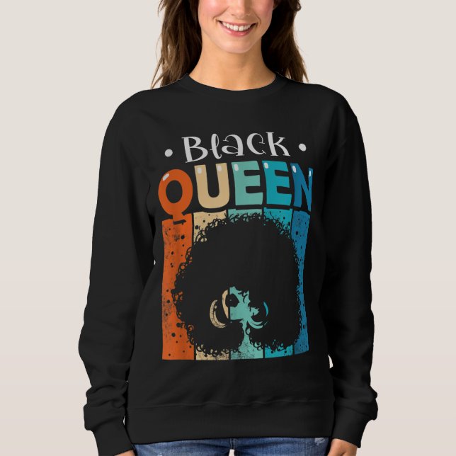 Moletom Black Queen Black History Month African Pride Blac (Frente)