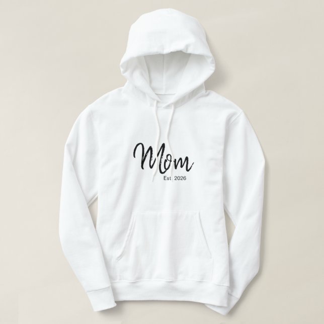 Moletom Black Script Established Mom (Frente do Design)
