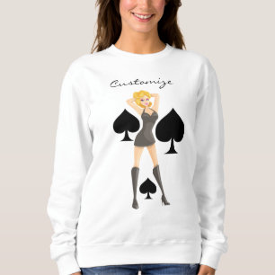 Moletom Black Spades Blona Queen Thunder_Cove
