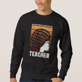 Moletom Black Teacher Educator African American Black Hist