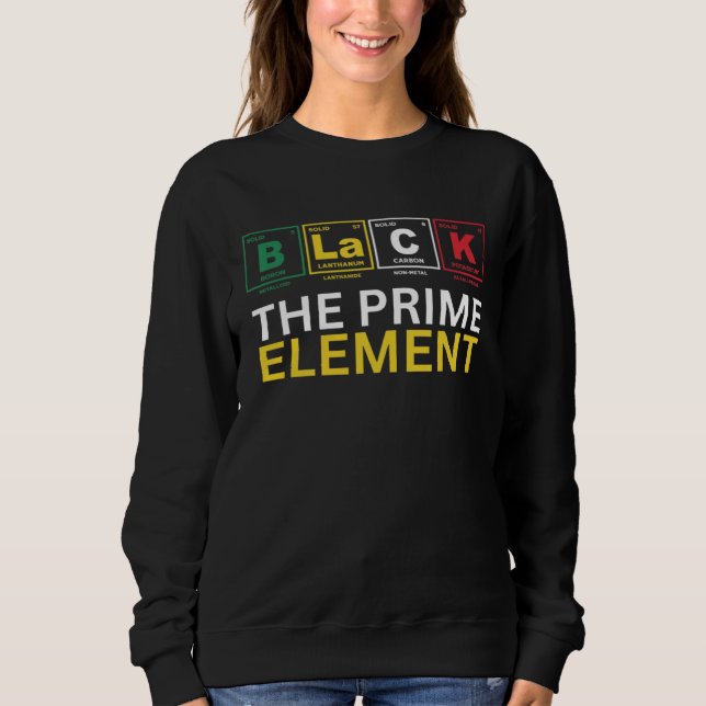 Moletom Black The Prime Element, Black History Month, Peri (Frente)