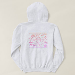 Moletom Black@White Gato para mulher