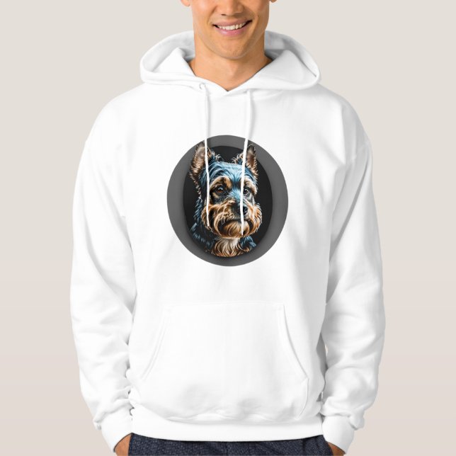 Moletom black yorkshire terrier (Frente)