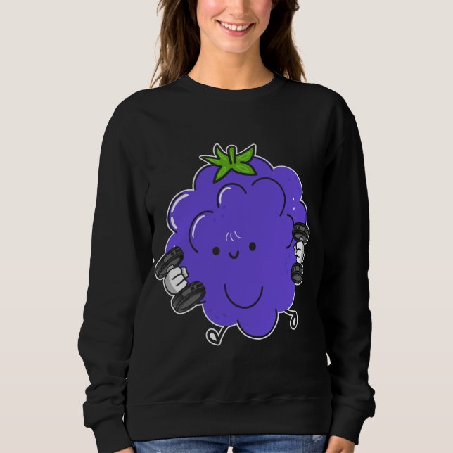 Moletom Blackberry, Fruta de roupas, trabalho para o prédi (Frente)