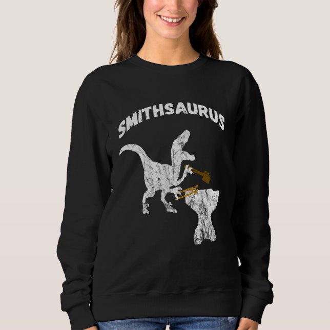 Moletom Blacksmith Dinossauros Tongs Blacksmithing T Rex D (Frente)