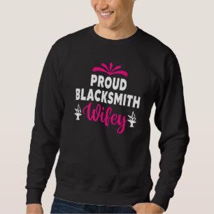 Moletom Blacksmith Wife Blacksmith Spouse Metal Forging M