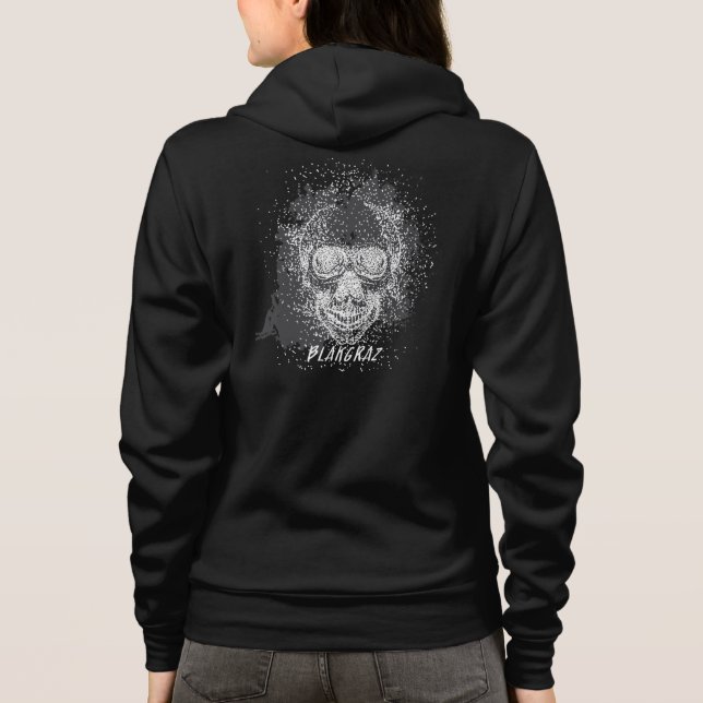 Moletom Blakgraz Chaotic Skull T-Shirt (Verso)