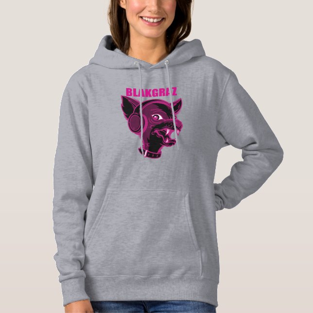 Moletom Blakgraz Lucy o Cachorro com Fones de ouvido (Frente)