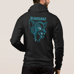 Moletom Blakgraz Lucy o Cão com Capuz de Headphones