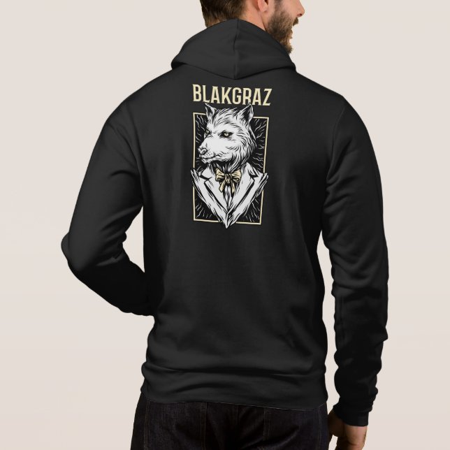 Moletom Blakgraz Werewolf Portrait Hoodie (Verso)